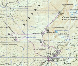 Mapa de la ruta